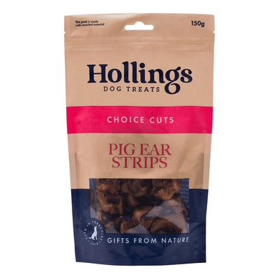 Hollings Choice Cuts Pig Ear Strips 150g