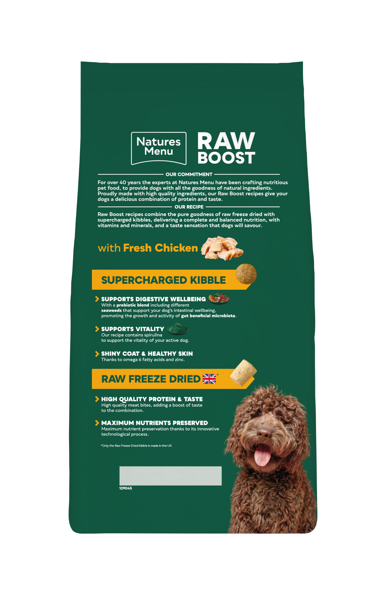 Natures Menu Raw Boost Chicken 1.5kg