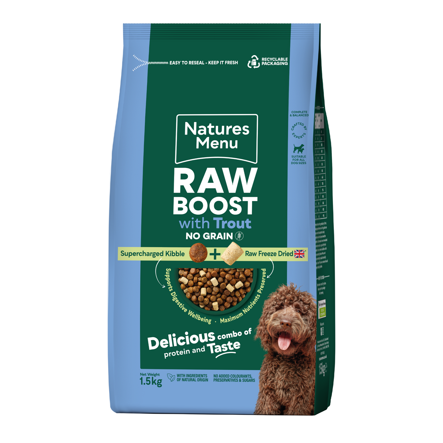 Natures Menu Raw Boost Trout & Fish 1.5kg