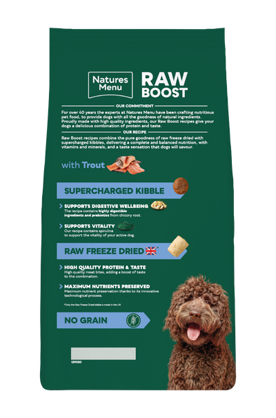 Natures Menu Raw Boost Trout & Fish 3kg