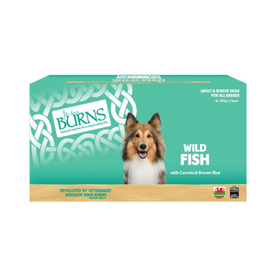 Burns Wet Food Wild Fish with Carrots & Brown Rice 395g