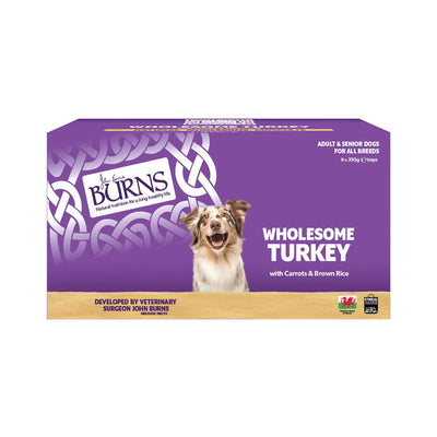 Burns Wet Food Wholesome Turkey with Carrots & Brown Rice 395g