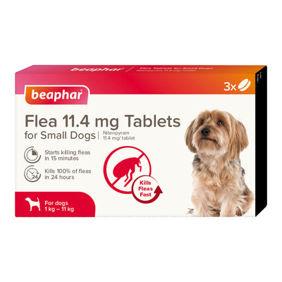 Beaphar Flea Tablets for Small Dogs -  3 Tablets