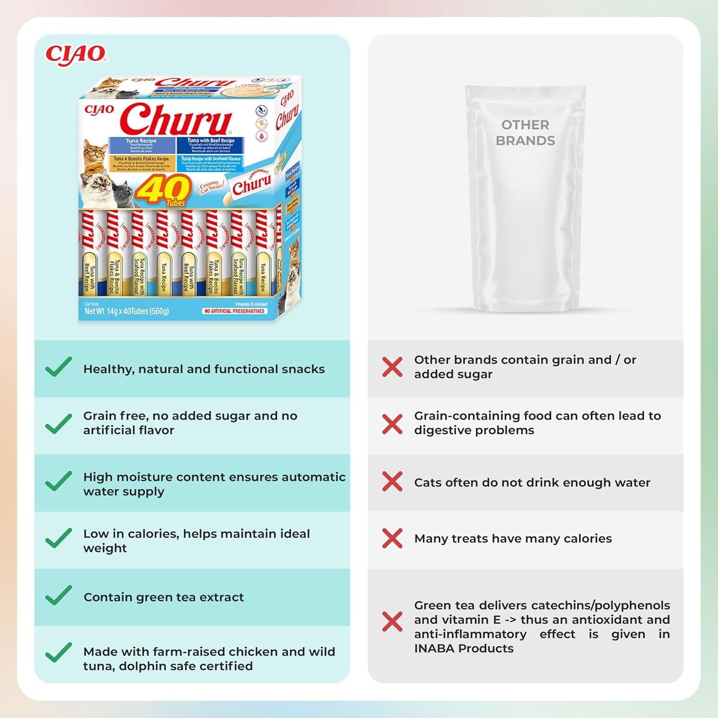 Churu 40 Pack Box Tuna Varieties