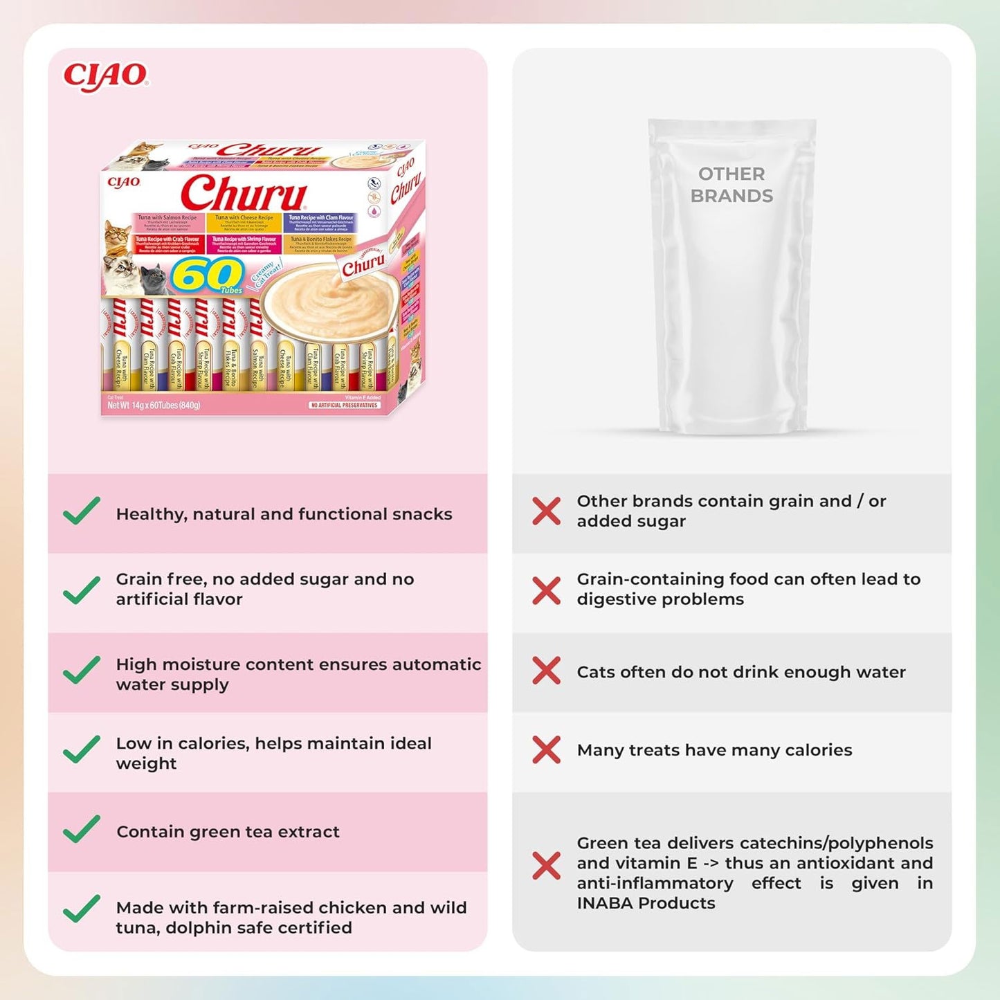 Churu 60 Pack Box Tuna Varieties