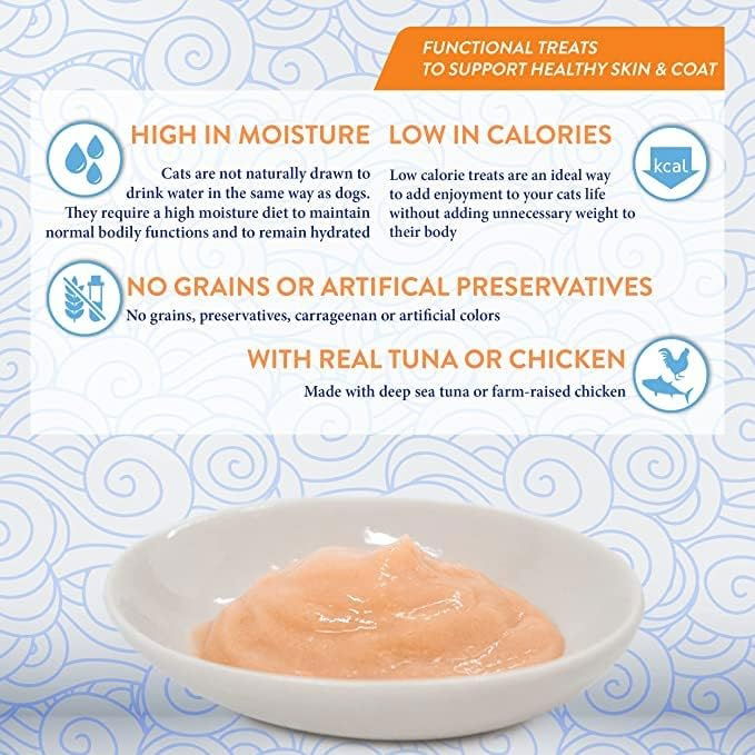 Churu Skin&Coat 4 Pack Tuna with Scallop Recipe