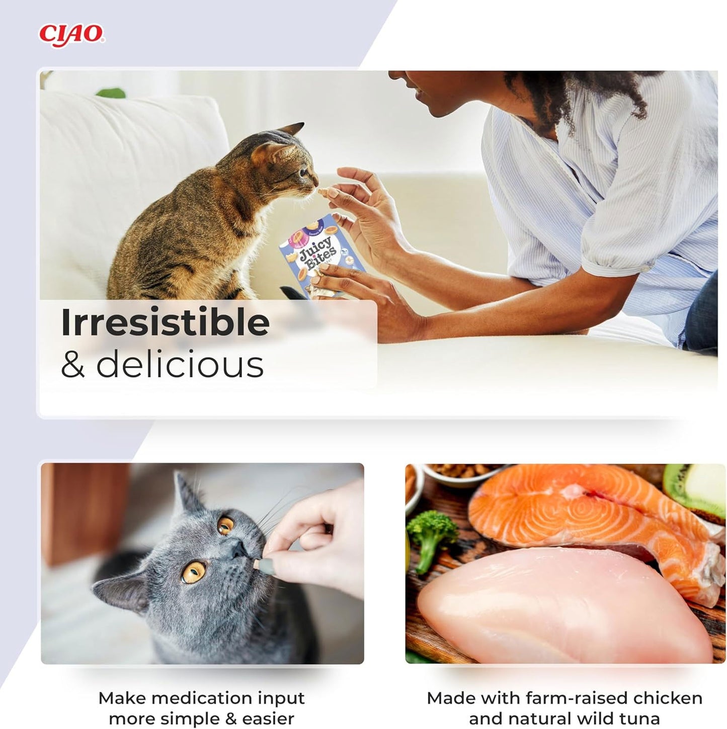 Churu Juicy Bites Tuna & Chicken Flavor