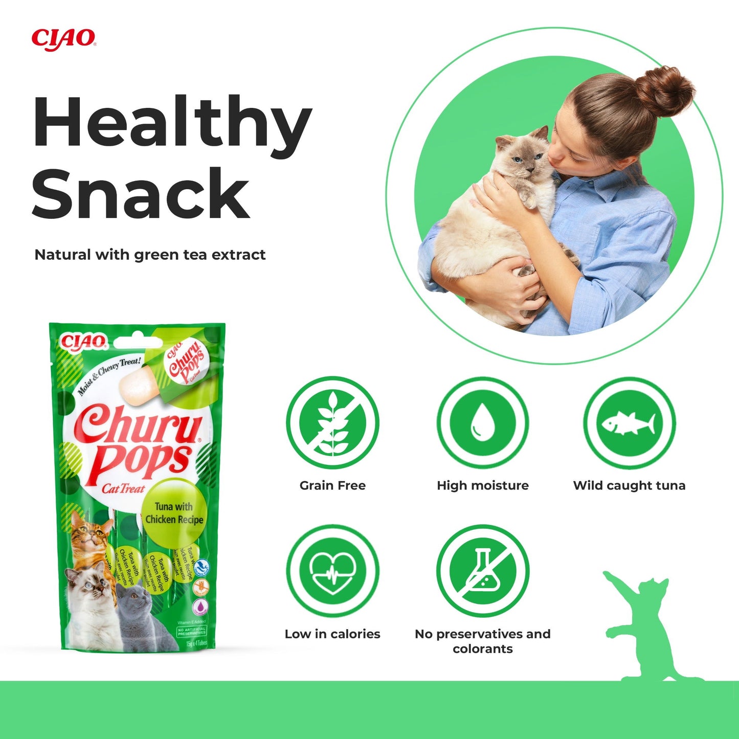 Churu Pops 4 Pack Tuna with Chicken Recipe