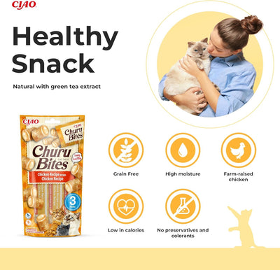 Churu Bites 3 Pack Chicken Recipe wraps Chicken Recipe