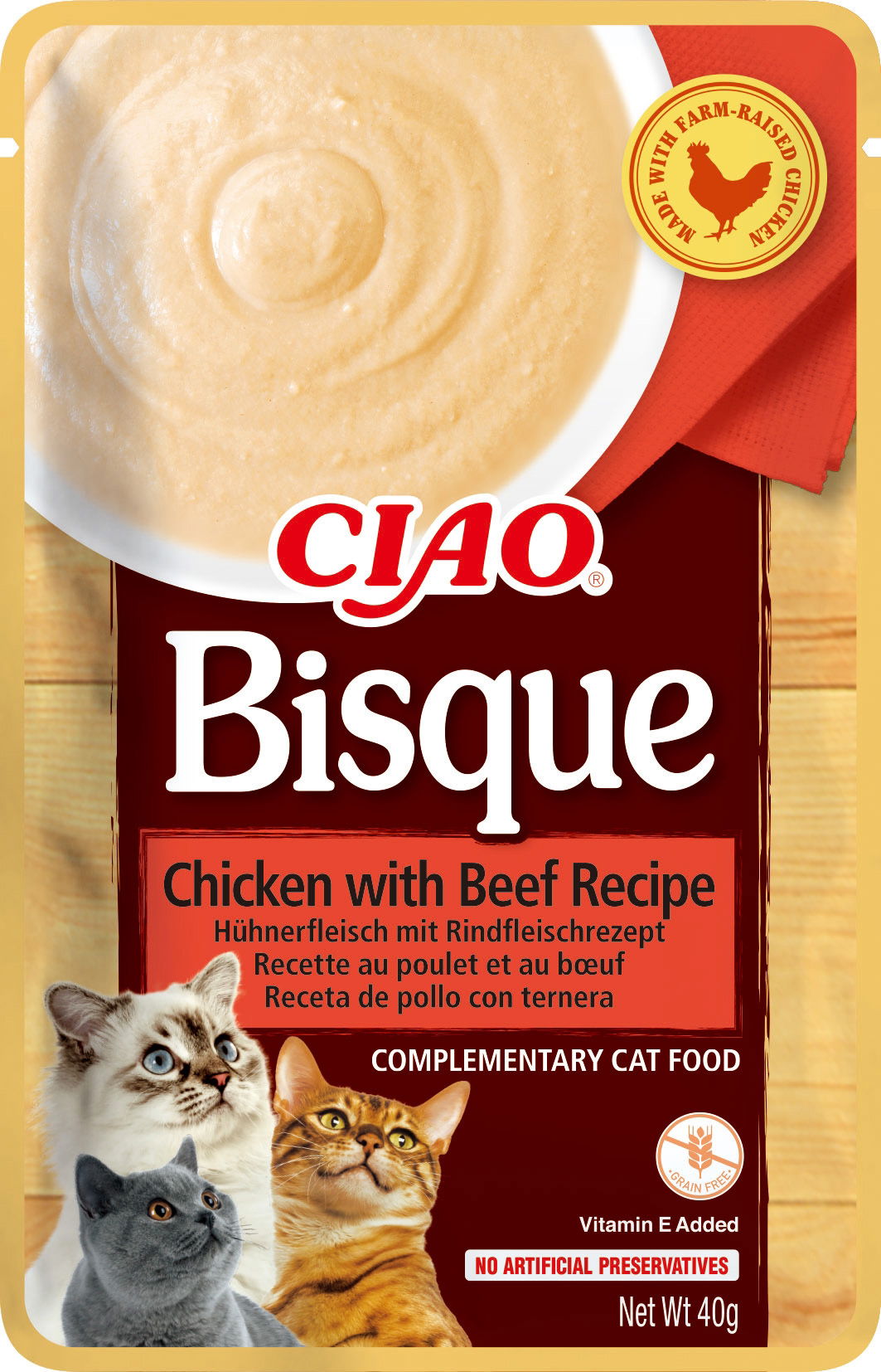 CIAO Bisque Chicken with Beef Recipe