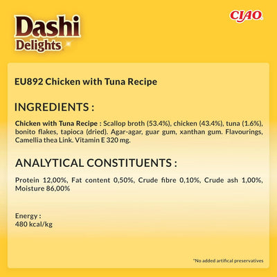 Dashi Delights Delicate Flakes Chicken with Tuna Recipe