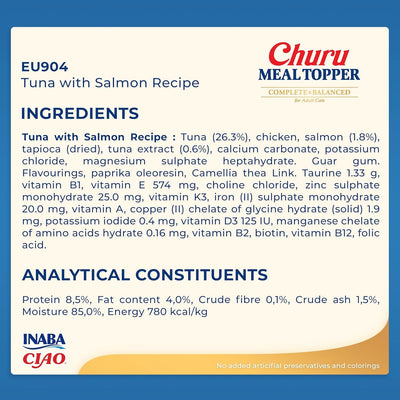 Churu Meal Topper Chicken with Salmon Recipe