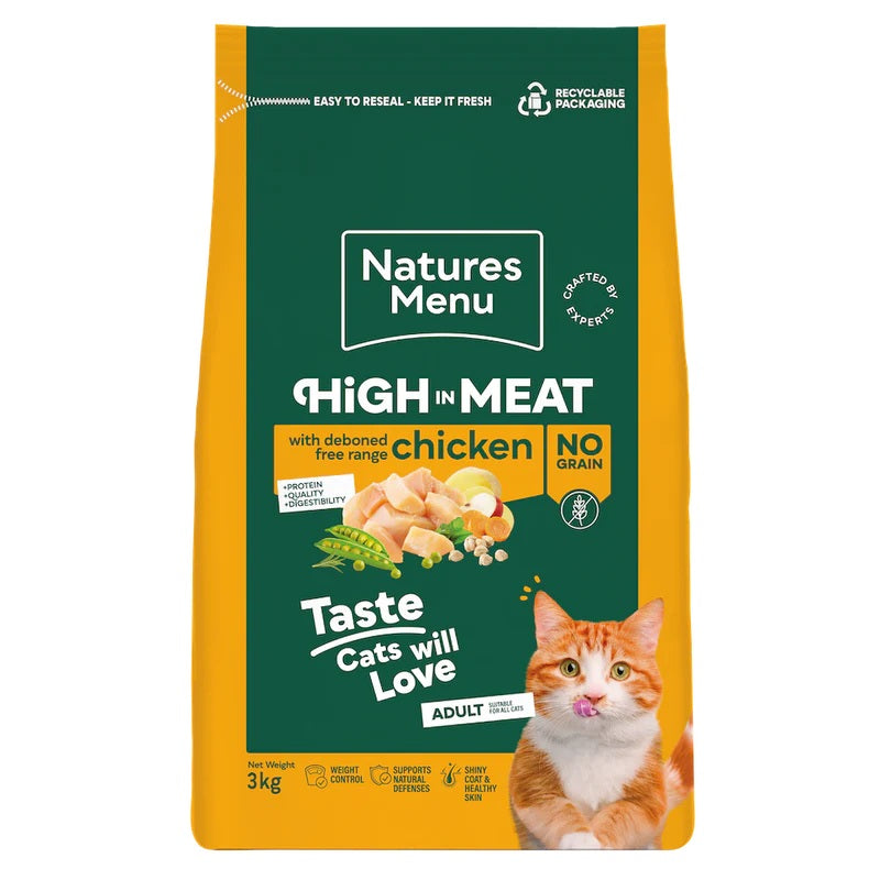 Natures Menu Adult Chicken Dry Cat 3kg