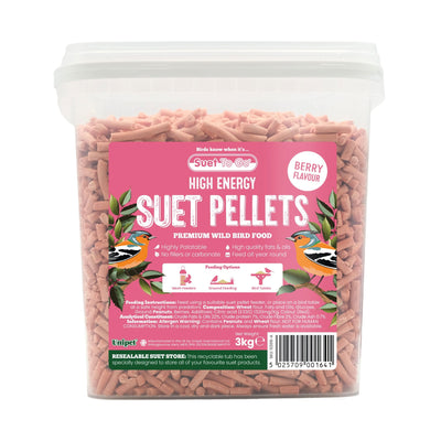 Suet to Go Pellets - Berry (Tub) 3kg