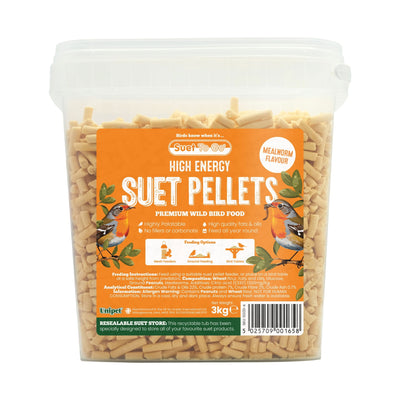 Suet to Go Pellets - Mealworm (Tub) 3kg