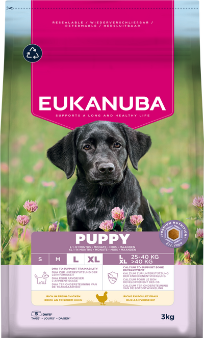 Eukanuba Dog Puppy Large Chicken 3kg