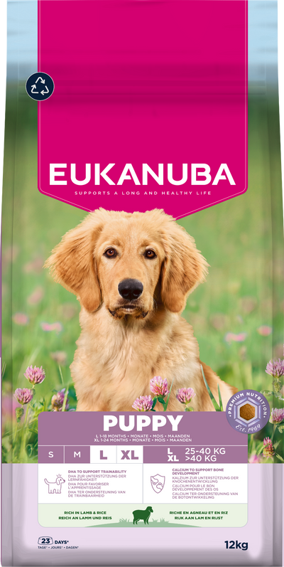 Eukanuba Dog Puppy & Junior Large Lamb & Rice 12kg