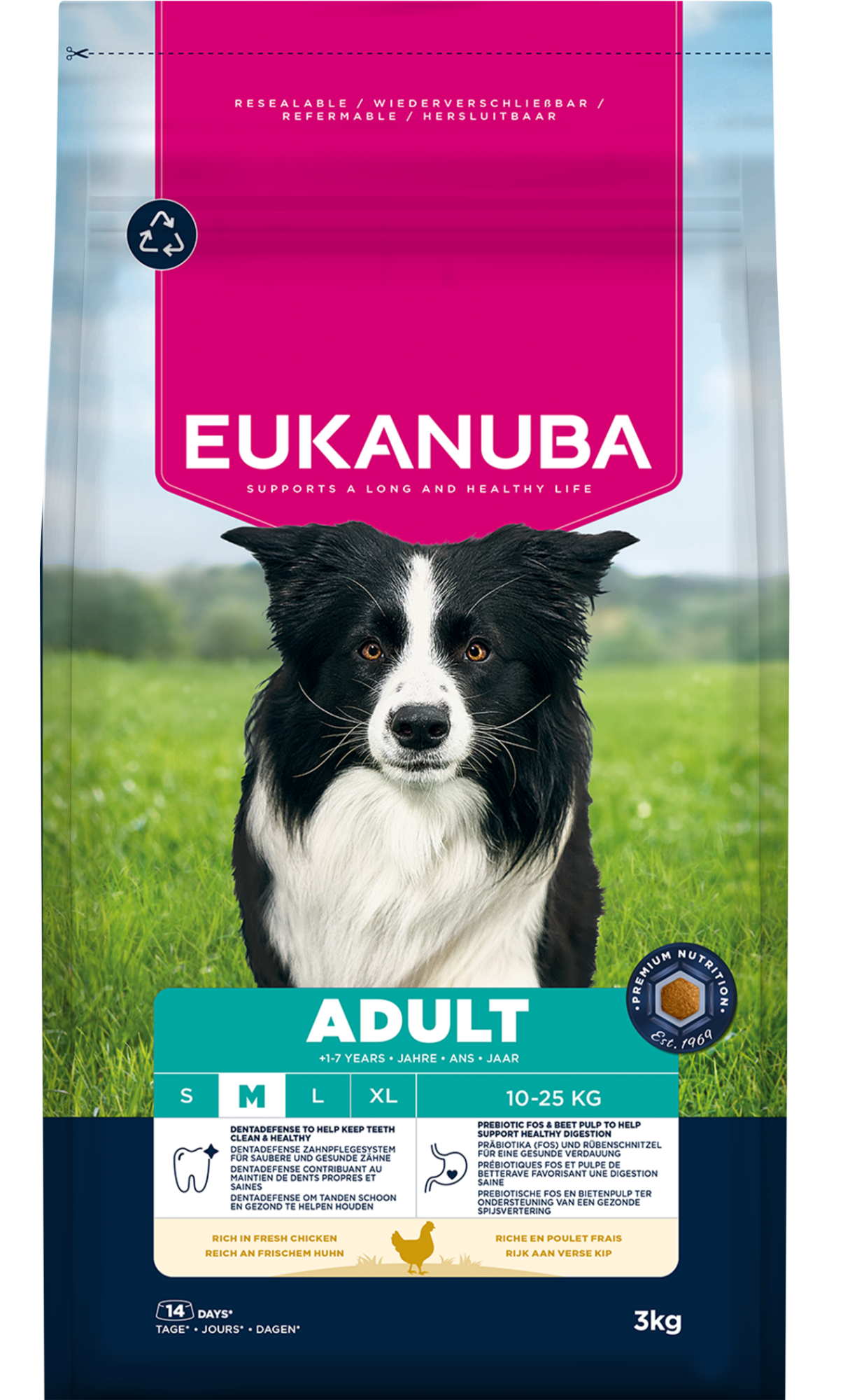 Eukanuba Dog Adult Medium Chicken 3kg