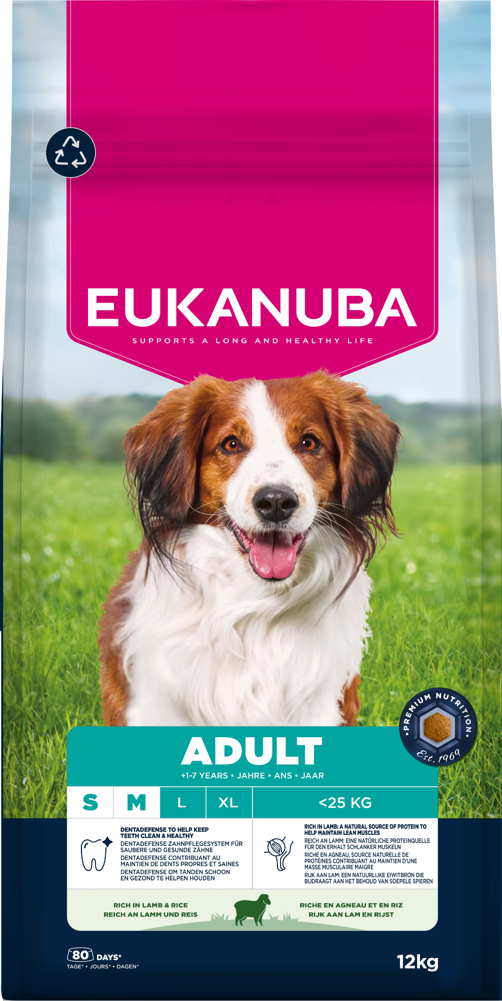 Eukanuba Dog Adult Small/Medium Lamb & Rice 12kg