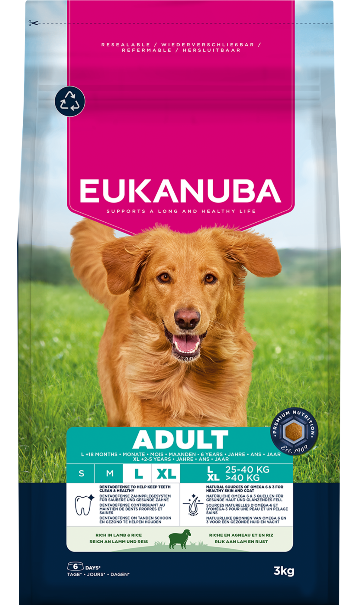 Eukanuba Dog Adult Large Lamb & Rice 3kg