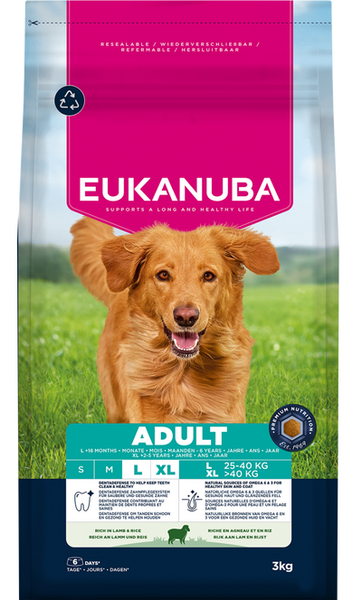 Eukanuba Dog Adult Large Lamb & Rice 3kg