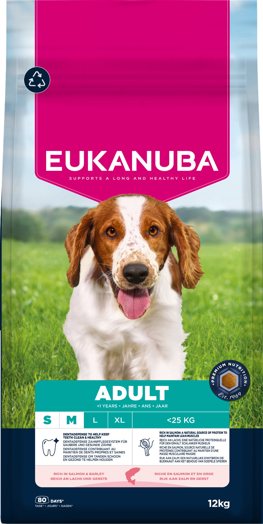 Eukanuba Dog Adult Small/Medium Salmon & Barley 12kg