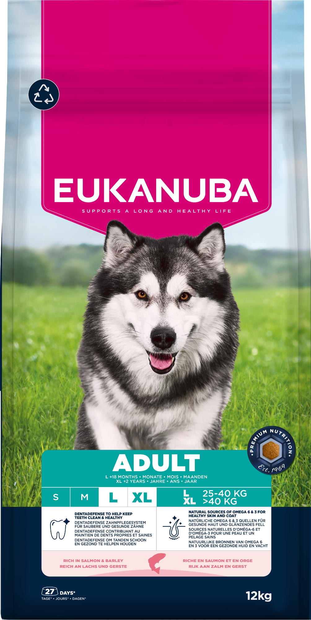 Eukanuba Dog Adult Large Salmon & Barley 12kg