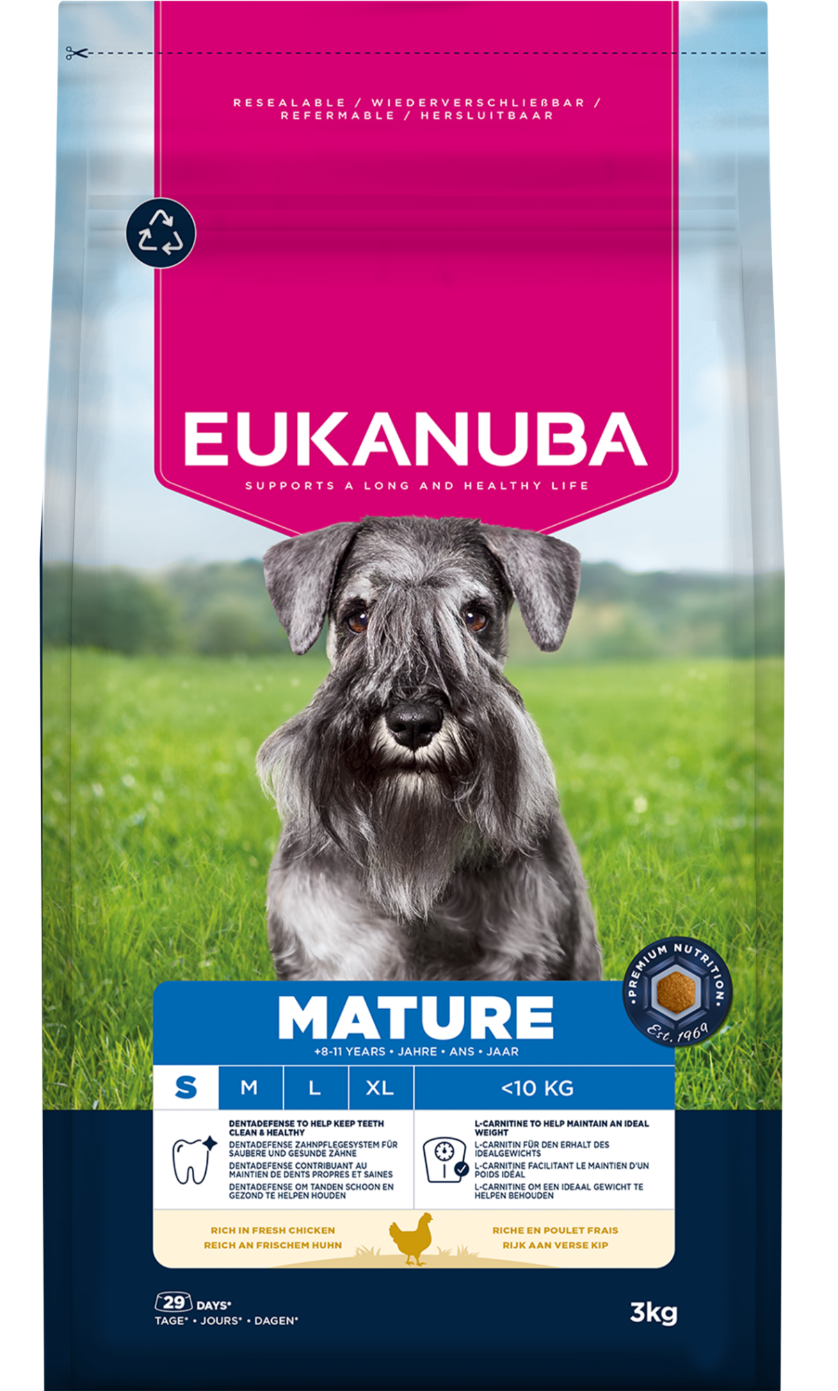 Eukanuba Dog Mature Small Chicken 3kg
