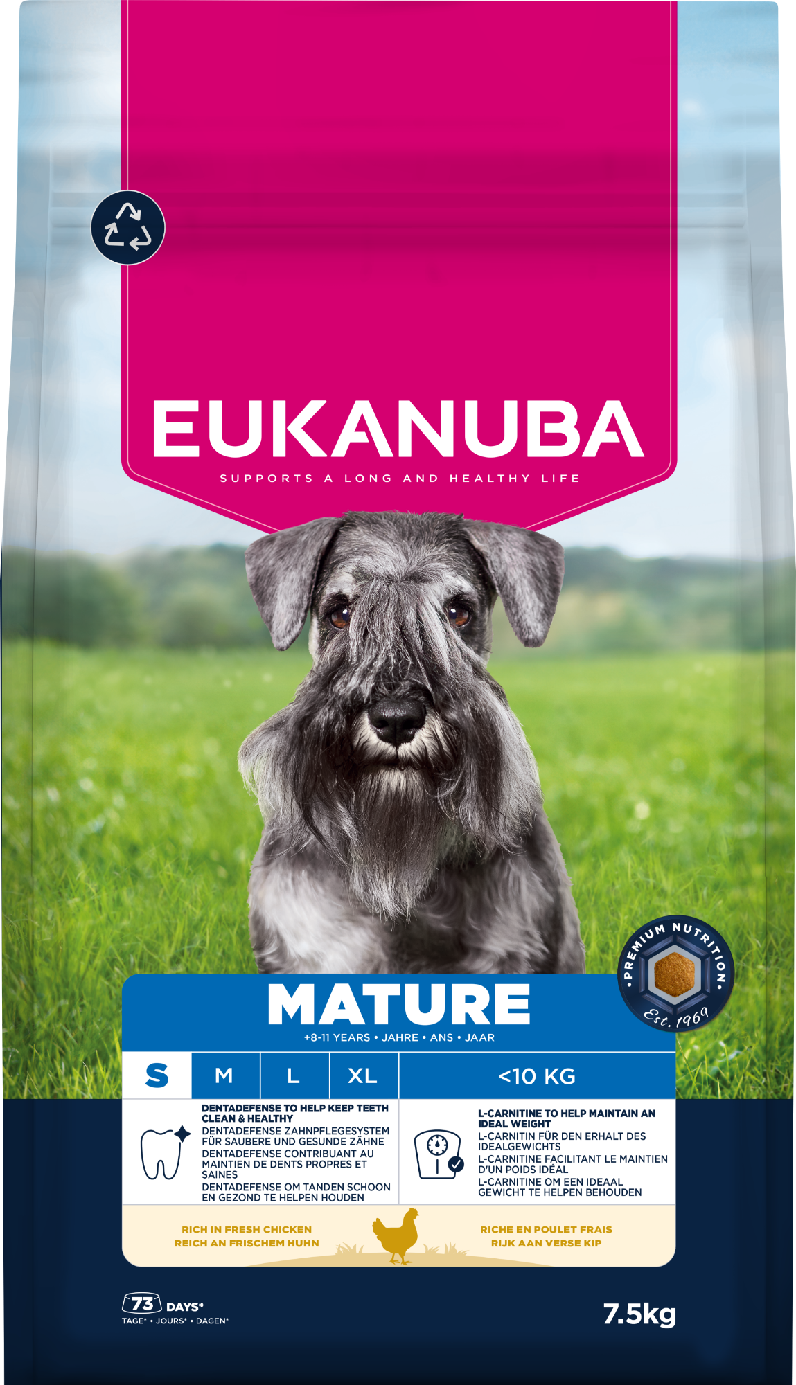 Eukanuba Dog Mature Small Chicken 7.5kg