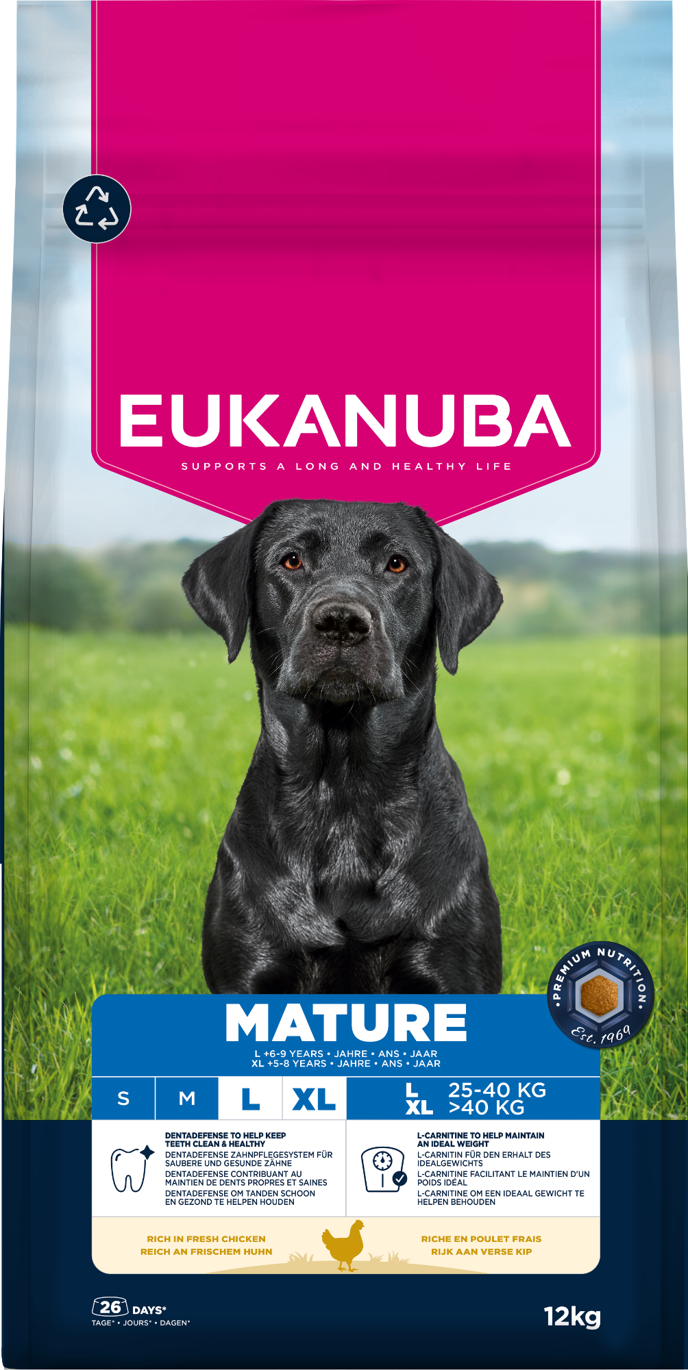 l carnitine teeth Mature Large Breed Fresh Chicken Eukanuba Dog Mature Medium Chicken