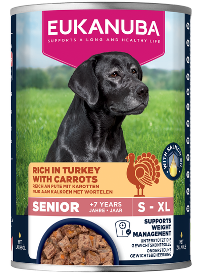 Eukanuba Dog Can Life Care Senior All Breeds Turkey & Carrot 400g