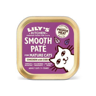 Chicken & Cod Paté for Mature Cats 85g