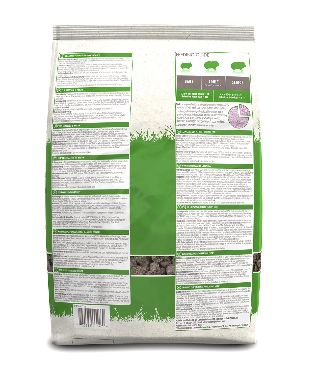 Supreme Science Selective Botanicals Guinea Pig 1.5kg