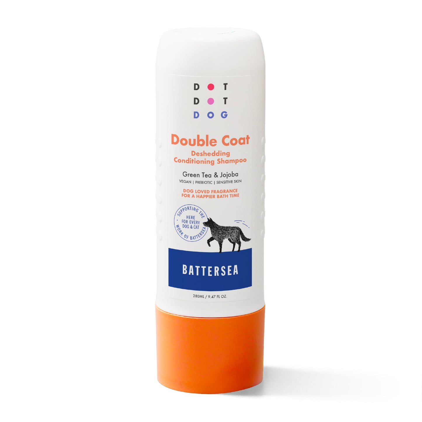 DotDotPet Double Coat Deshedding Conditioning Shampoo - Battersea
