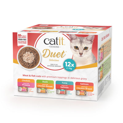 Catit Duet Variety Pack 12 x 75g