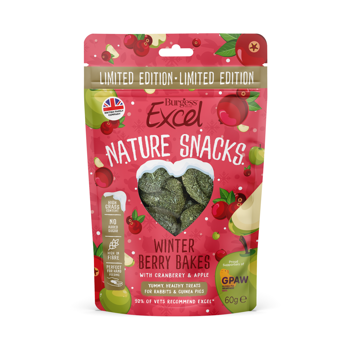 Burgess Excel Winter Berry Bakes 60g