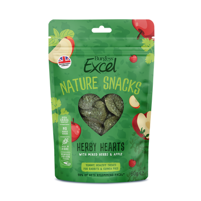Burgess Excel Herby Hearts 60g