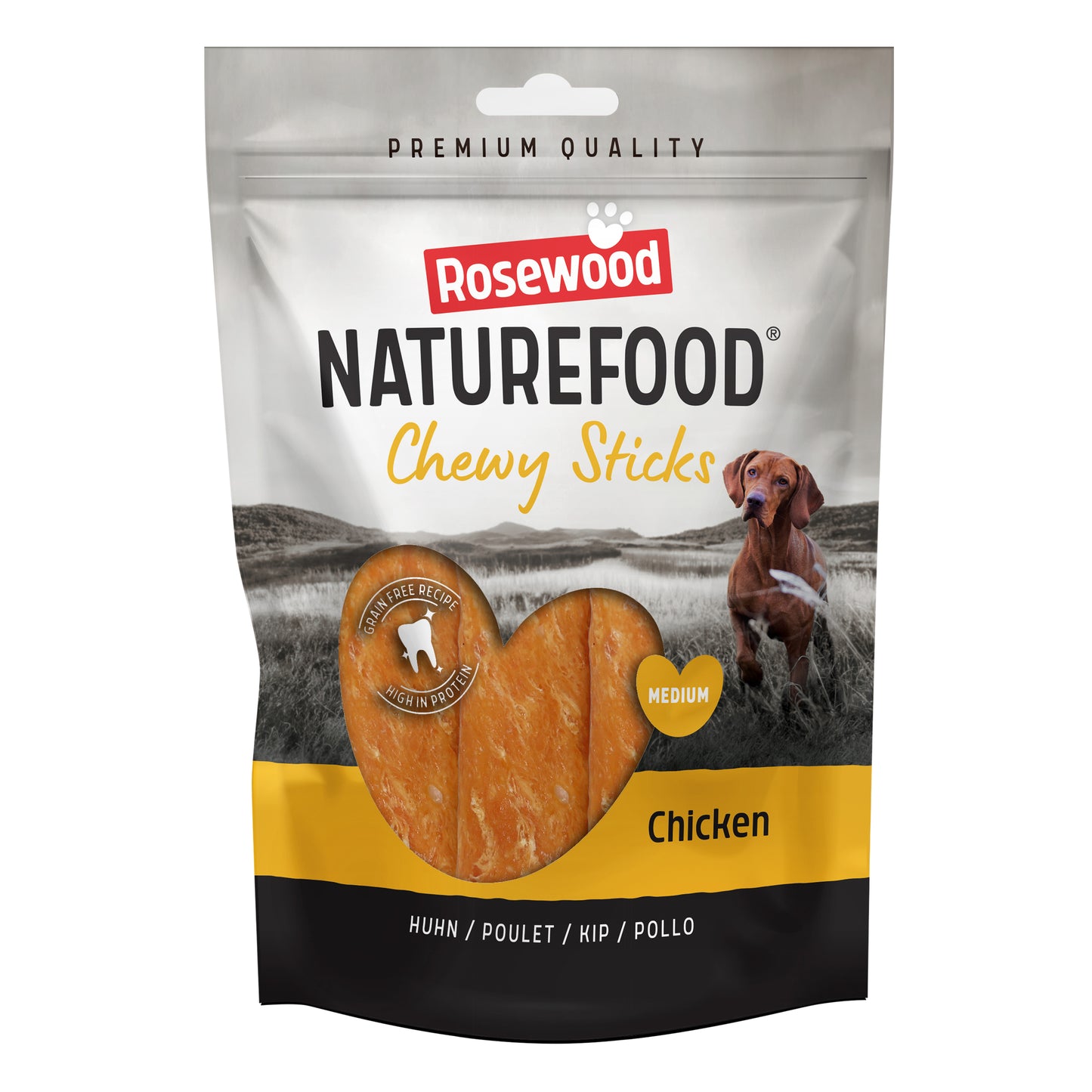 Naturefood Chewy Sticks Chicken - Medium 4pc 100g