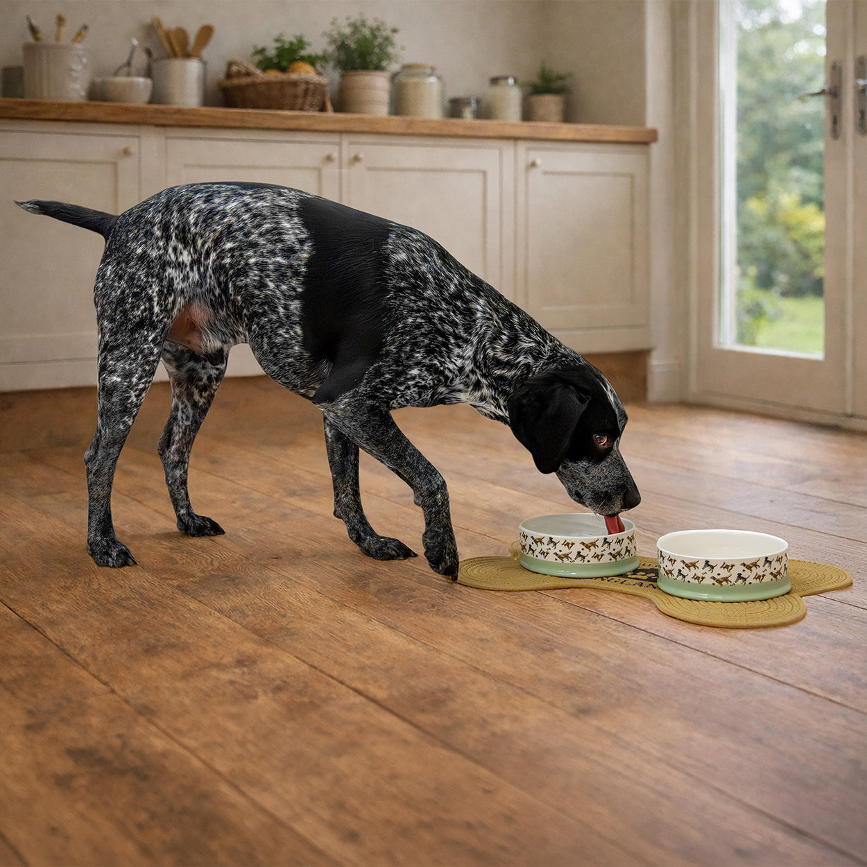 Banbury & Co Rural Retreats Ceramic Pet Bowl Medium/Large