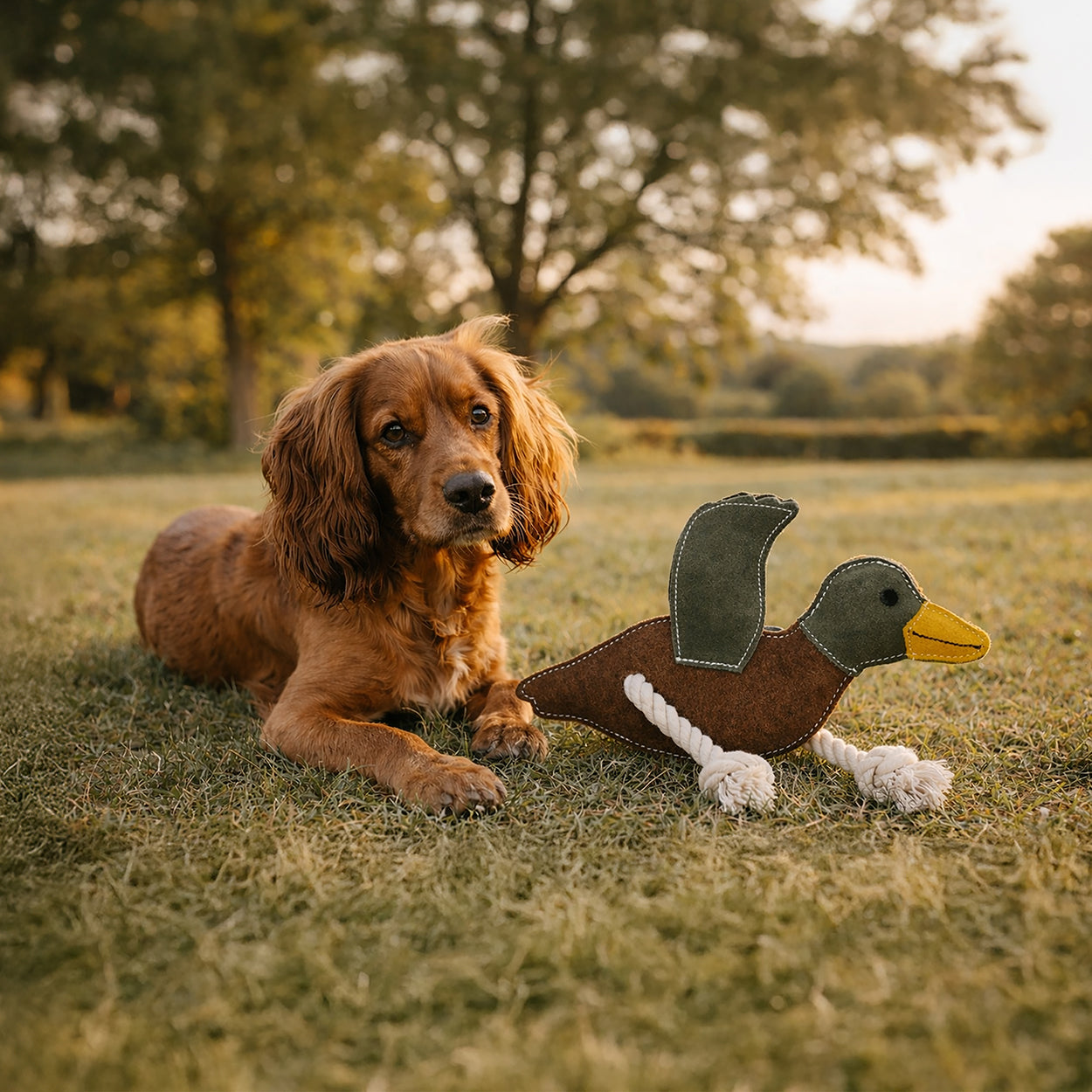 Banbury & Co Rural Retreats Suede Duck Toy