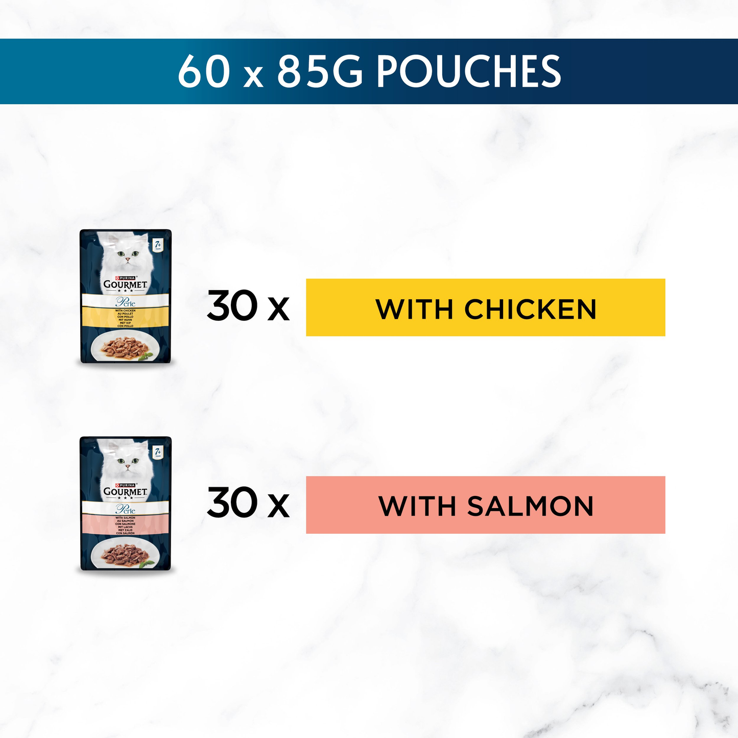 Gourmet Perle Chef Collection Senior 7+ 60x85g