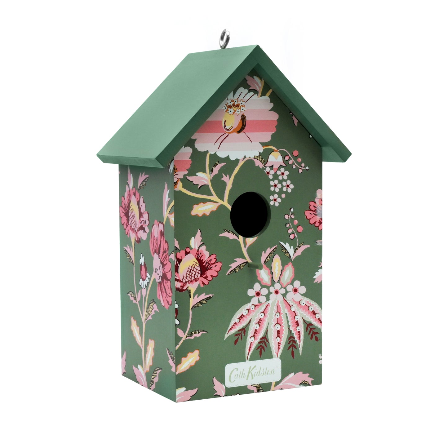 Cath Kidston Green Floral Bird House