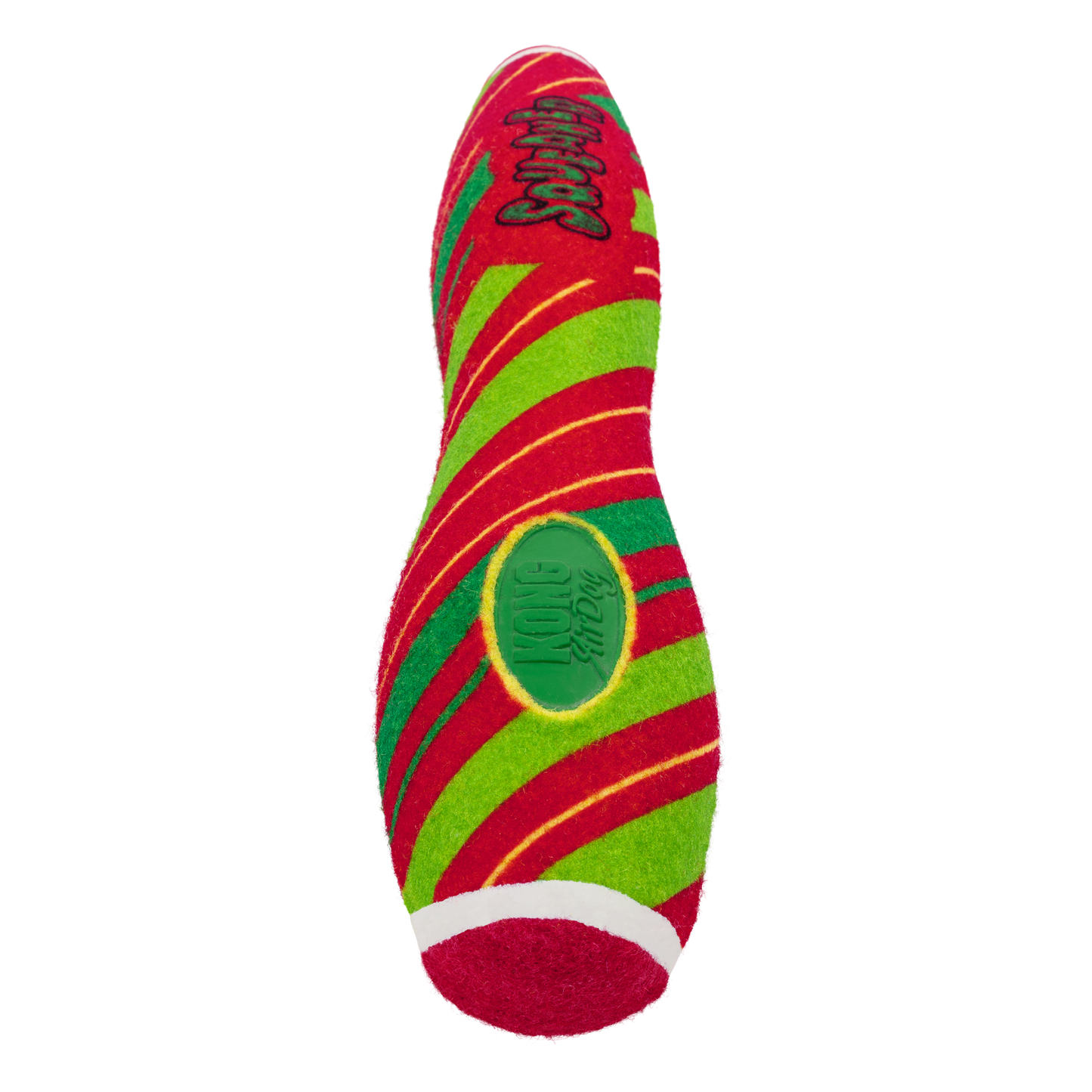 KONG Holiday AirDog Squeaker Stick Stripe Large