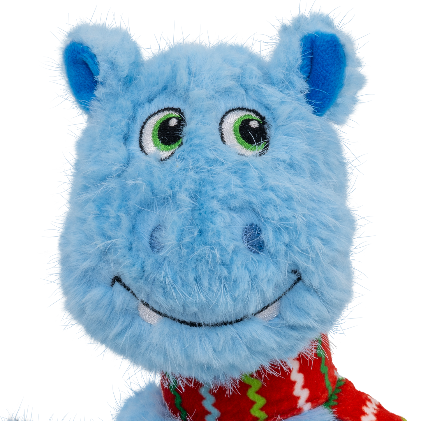 KONG Holiday Knots Belly Hippo Blue Medium/Large
