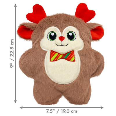 KONG Holiday Snuzzles Bow Tie Reindeer Medium