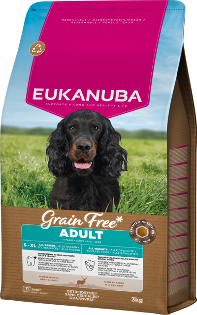 Eukanuba Grain Free - Venison - Adult 3kg