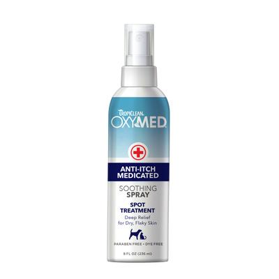 TropiClean OxyMed Anti-Itch Medicated Soothing Spray 236ml