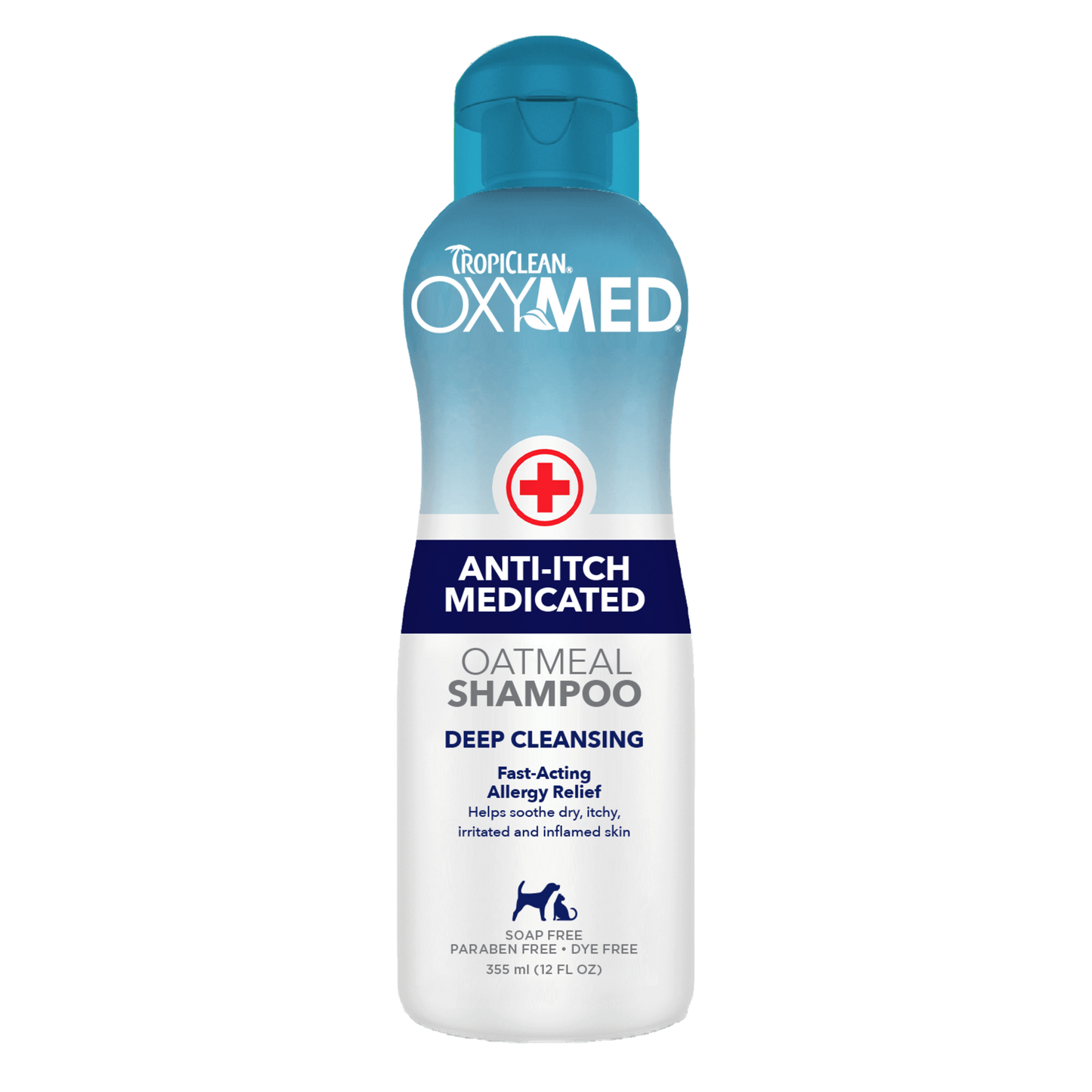 TropiClean OxyMed Hypoallergenic Shampoo for Pets 355ml