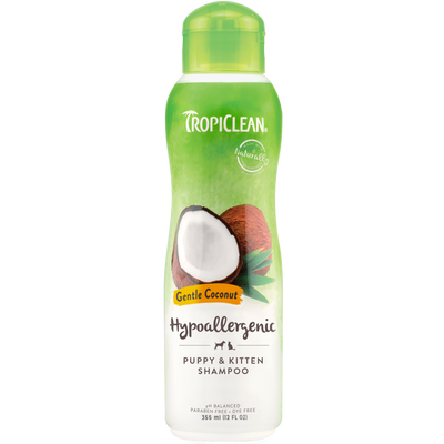 TropiClean Hypoallergenic Puppy and Kitten Shampoo 355ml