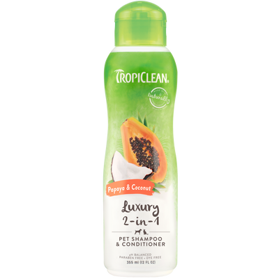TropiClean Luxury 2-in-1 Shampoo & Conditioner for Pets 355ml